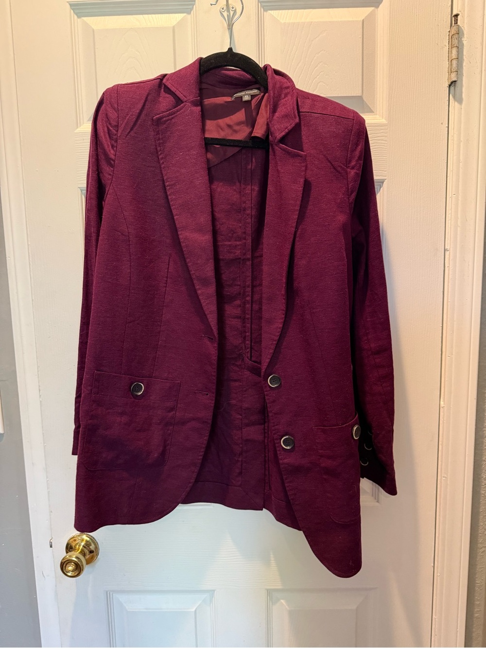 Universal Standard Coastal Linen Blazer, 10-12